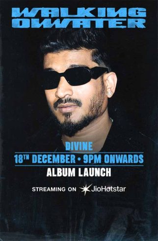 JioHotstar to premiere unveiling of DIVINE’s most ambitious album yet – ‘Walking On Water’