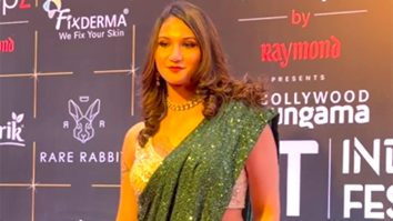 Anaya Bangar lighting up the carpet at Bollywood Hungama’s OTT India Fest 2025