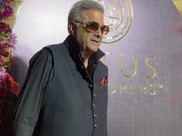 Boney Kapoor pose for media in black