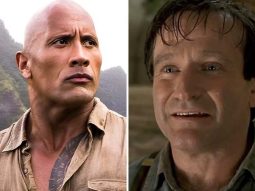 Dwayne Johnson pays emotional tribute to Robin Williams as Jumanji completes 30 iconic years