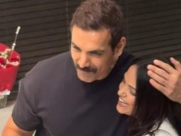 John Abraham celebrates his birthday with fans