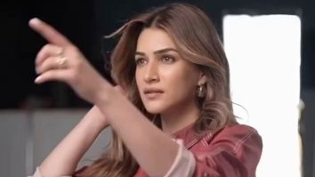 Kaotic Kriti on set! Kriti Sanon