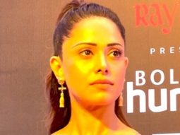 Nushrratt Bharuccha in a pink dress at Bollywood Hungama’s OTT India Fest 2025