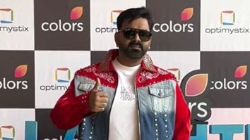 Pawan Singh papped in the city