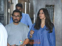 Photos: Aamir Khan and Gauri Spratt snapped in Bandra