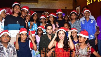 Photos: Agastya Nanda and Simar Bhatia attend a special screening of Ikkis for kids from an NGO