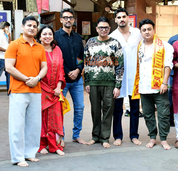 Photos: Ahan Shetty, Bhushan Kumar and others seek blessings at Siddhivinayak Temple ahead of the Border 2 teaser launch