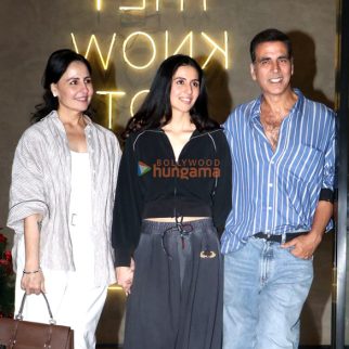 Photos: Akshay Kumar, Simar Bhatia and Alka Bhatia grace the special screening of Ikkis
