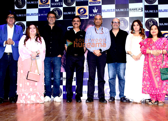 photos anupam kher raju singh karan razdan harman baweja and others snapped at the rajni 2 0 press conference 11 2
