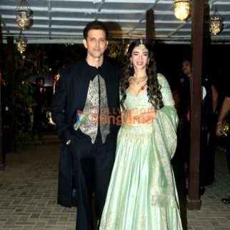 Photos: Hrithik Roshan, Pashmina Roshan, Madhu Mantena and others attend Eshaan Roshan's wedding function
