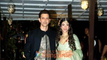 Photos: Hrithik Roshan, Saba Azad, Pashmina Roshan and others attend Eshaan Roshan’s wedding function