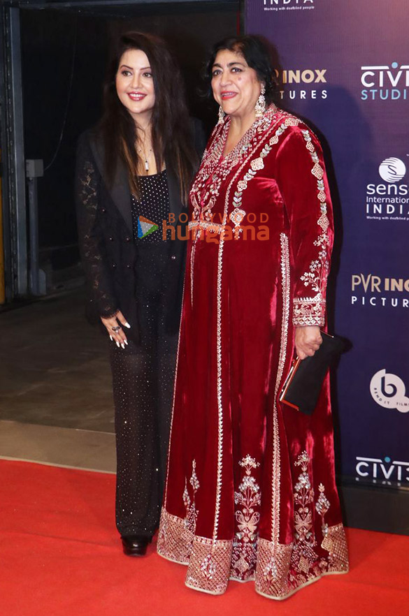 photos karan johar amruta fadnavis manish malhotra and others grace the premiere of christmas karma 6