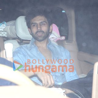 Photos: Kartik Aaryan and Ananya Panday snapped leaving YRF Studios
