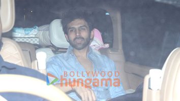 Photos: Kartik Aaryan and Ananya Panday snapped leaving YRF Studios