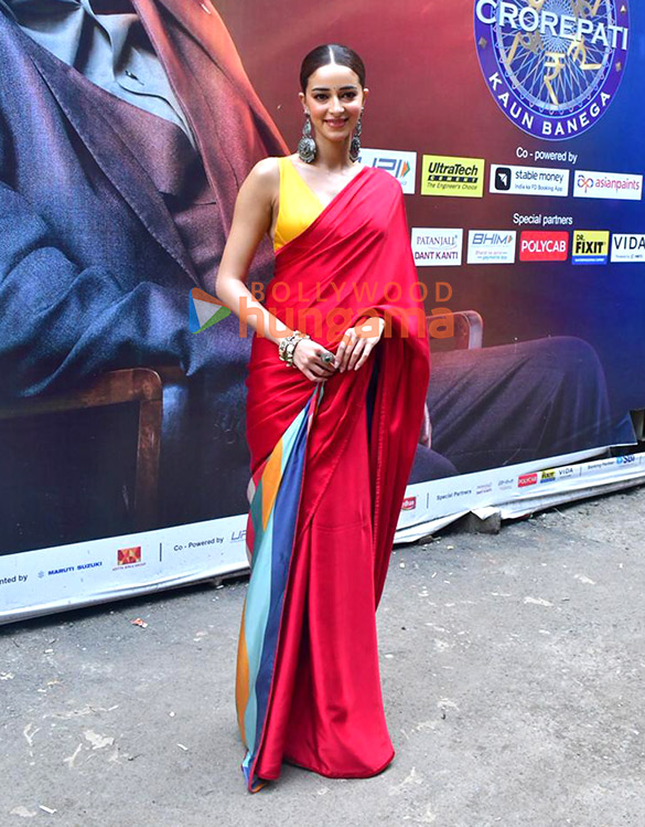 photos kartik aaryan and ananya panday snapped on the sets of kaun banega crorepati 4