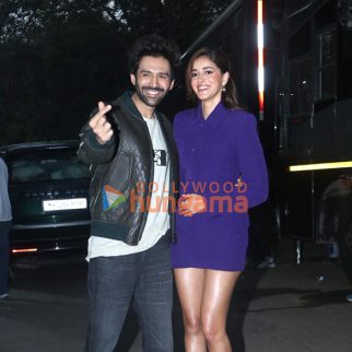 Photos: Kartik Aaryan and Ananya Panday snapped promoting their film Tu Meri Main Tera Main Tera Tu Meri