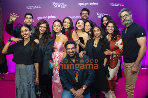 photos kirti kulhari sayani gupta prateik smita patil and others were snapped at the special screening of four more shots please 1