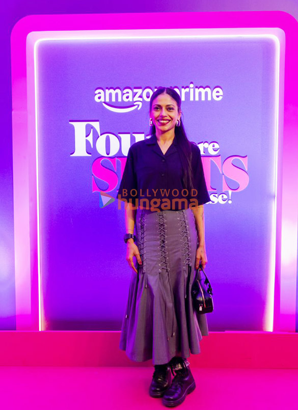 photos kirti kulhari sayani gupta prateik smita patil and others were snapped at the special screening of four more shots please 3