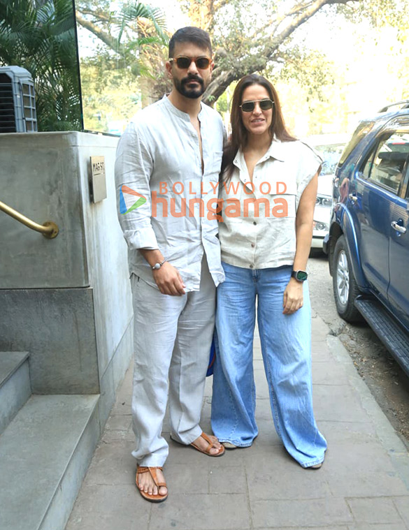 photos neha dhupia and angad bedi snapped in bandra 1 4