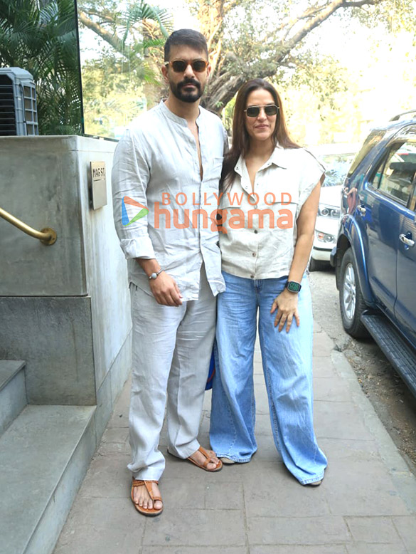photos neha dhupia and angad bedi snapped in bandra 3 4