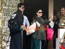 Photos: Ranbir Kapoor, Alia Bhatt and Ram Charan snapped at Kalina airport