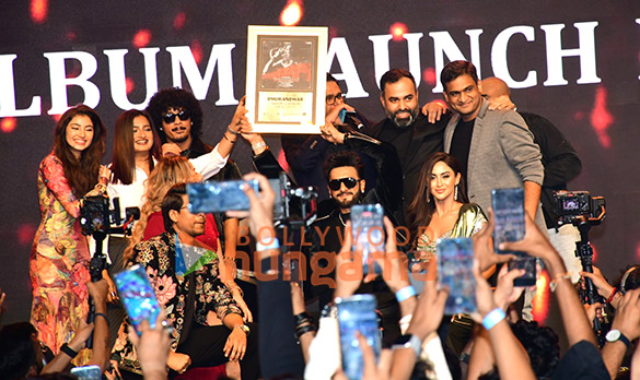 photos ranveer singh and others grace the music launch of their film dhurandhar 1 2