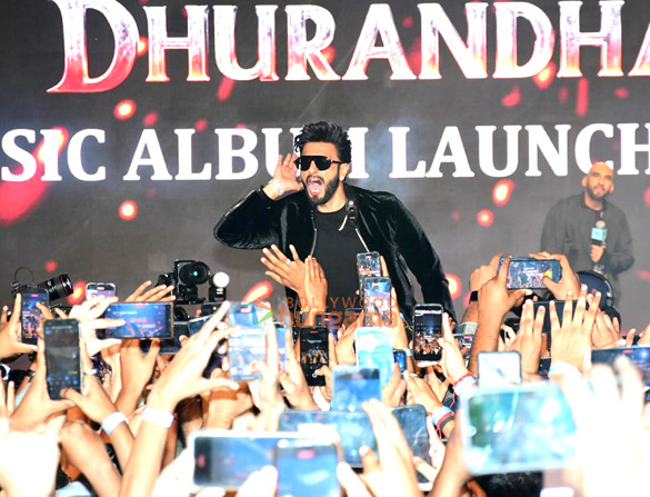 photos ranveer singh and others grace the music launch of their film dhurandhar 2