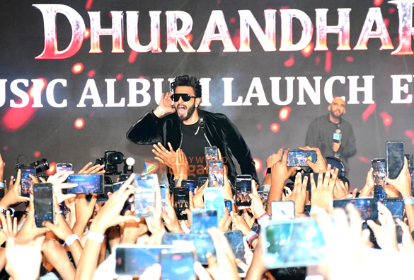 photos ranveer singh and others grace the music launch of their film dhurandhar 3