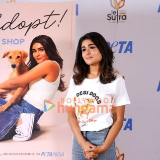 Photos: Shalini Pandey snapped at PETA India's pro-adoption campaign