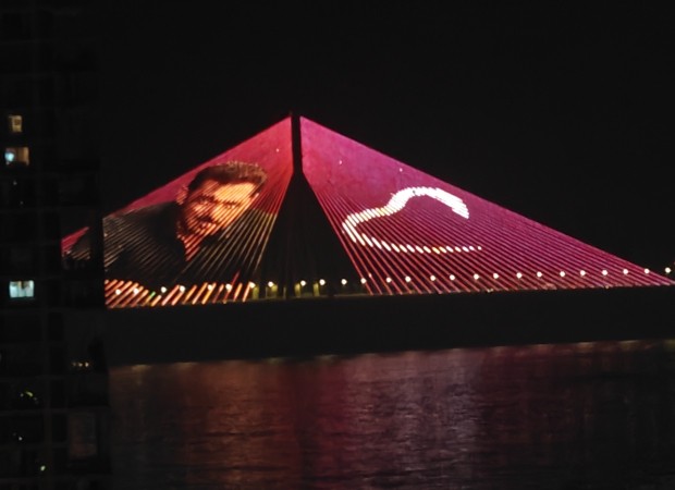 Mumbai's BIGGEST birthday billboard - Being Human lights up Sea Link for Salman Khan's 60th, an honour reserved for the RARE few