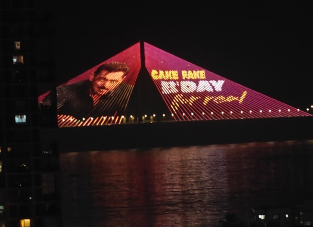  Mumbai's BIGGEST birthday billboard - Being Human lights up Sea Link for Salman Khan's 60th, an honour reserved for the RARE few
