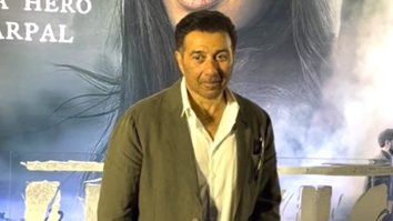 Sunny Deol pose for media at the event of Ikkis