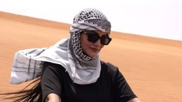 Tia Bajpai learns bike riding in desert terrain for upcoming film