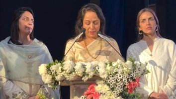 Hema Malini gets emotional while remembering Dharmji