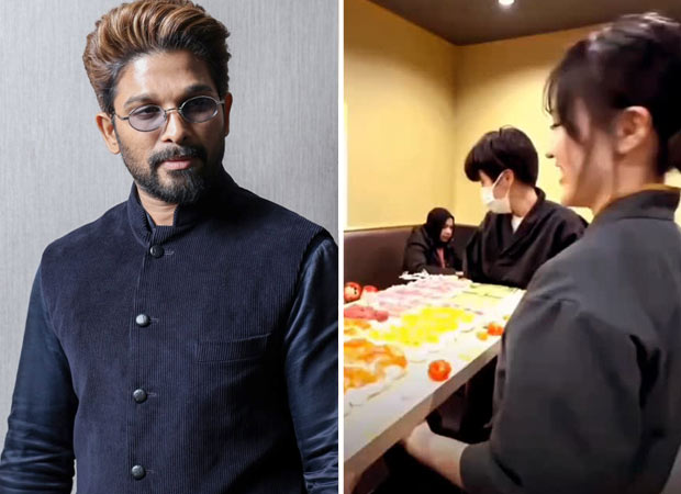 Allu Arjun gets a unique Sushi tribute in Japan; video from restaurant goes viral
