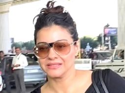 Kajol’s chic all black airport fit!