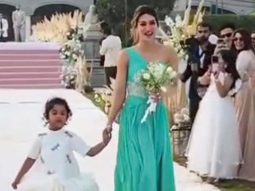 Kriti Sanon being the most beautiful maid of honour!