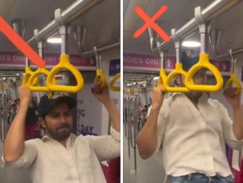 Mumbai Metro issues public advisory over a viral video of Varun Dhawan playfully ‘hanging’ in the metro: ‘Hang out, but don’t hang there’ Mumbai Metro issues public advisory over a viral video of Varun Dhawan playfully ‘hanging’ in the metro: ‘Hang out, but don’t hang there’