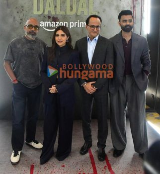 Photos: Bhumi Pednekar and others snapped promoting Daldal