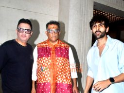 Photos: Kartik Aaryan, Aditya Roy Kapur, and others attend Anurag Basu’s Saraswati Puja