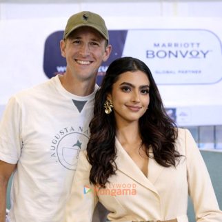 Photos: Kashika Kapoor meets Kevin Pietersen at the ICC T20 World Cup