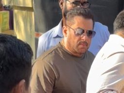 Salman Khan spotted on the way to vote