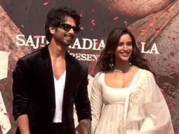 Shahid Kapoor & Triptii Dimri at the poster launch of their film O’Romeo
