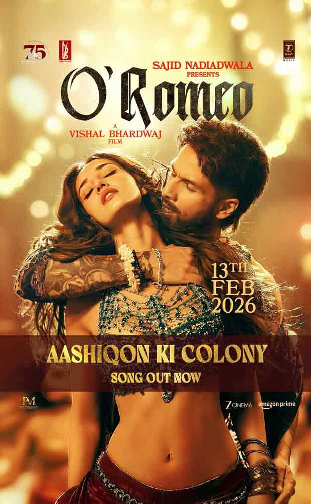 Shahid Kapoor and Disha Patani revive 90s nostalgia in Aashiqon Ki Colony from O’Romeo, watch
