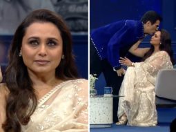 Teary-eyed Rani Mukerji thanks Karan Johar for not dubbing her voice in Kuch Kuch Hota Hai; KJo reveals, “Distributors said ‘Audience Rani ki awaaz accept nahin karenge’…my dad reasoned, ‘I dubbed Amitabh Bachchan’s voice in Agneepath aur dekho kya hua?’!”