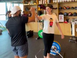 This is how you compensate for holiday deserts! Zareen Khan