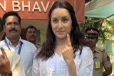 Vote done, duties Vote done, duties fulfilled! Shraddha Kapoor flaunts her inked finger
