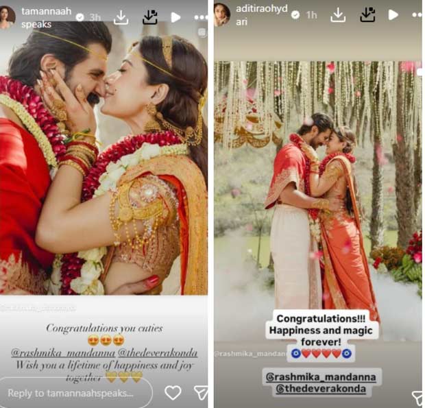 The ViRosh Wedding: Karan Johar, Kriti Sanon, Ananya Panday and others congratulate Vijay Deverakonda and Rashmika Mandanna