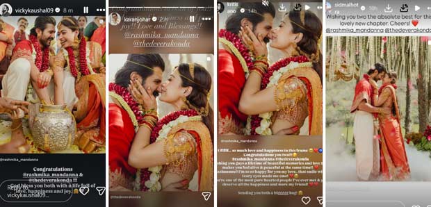 The ViRosh Wedding: Karan Johar, Kriti Sanon, Ananya Panday and others congratulate Vijay Deverakonda and Rashmika Mandanna