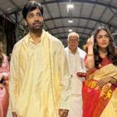 Mrunal Thakur, Adivi Sesh seek blessings at Tirupati ahead of Dacoit release